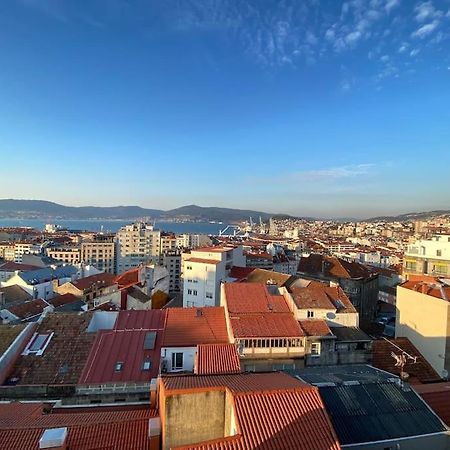 Ferienwohnung Estudio Con Vistas Al Mar Vigo Exterior foto